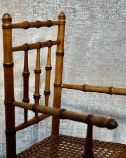 Online Pamono French Victorian Faux Bamboo Dolls Highchair