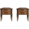 Pamono French Walnut Nightstands or Side Tables with Drawers, 1900s, Set of 2> Nightstands