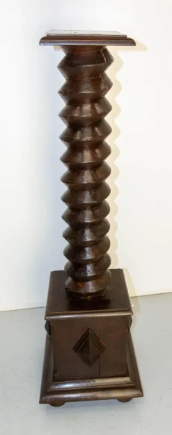 Outlet Pamono French Wine Press Screw Pedestal, 19th Century