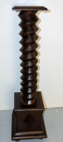 Outlet Pamono French Wine Press Screw Pedestal, 19th Century