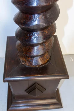 Outlet Pamono French Wine Press Screw Pedestal, 19th Century