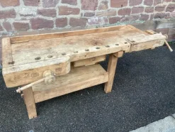 Pamono French Workshop Table, 1890s><noscript><img width=
