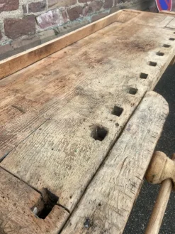 Pamono French Workshop Table, 1890s><noscript><img width=