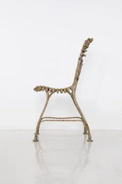 Sale Pamono French Wrought Iron Garden Chair from Arras, 1900s