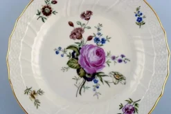 Online Pamono Frijsenborg Lunch Plates in Hand-Painted Porcelain from Royal Copenhagen, 1950s, Set of 5