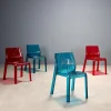 Pamono Frilly Chairs attributed to Patricia Urquiola for Castelli / Anonima Castelli, Set of 4> Side Chairs & Dining Chairs