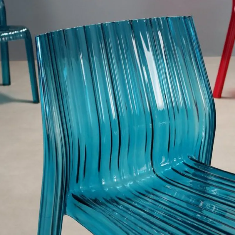 Pamono Frilly Chairs attributed to Patricia Urquiola for Castelli / Anonima Castelli, Set of 4> Side Chairs & Dining Chairs