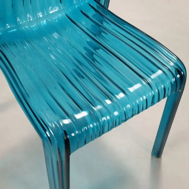 Pamono Frilly Chairs attributed to Patricia Urquiola for Castelli / Anonima Castelli, Set of 4> Side Chairs & Dining Chairs