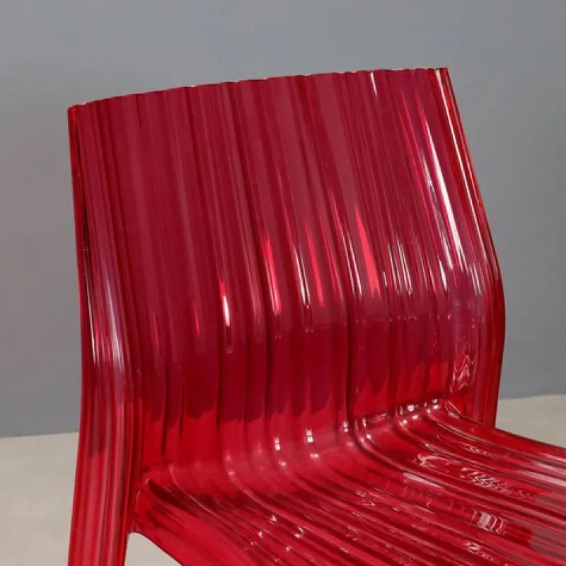 Pamono Frilly Chairs attributed to Patricia Urquiola for Castelli / Anonima Castelli, Set of 4> Side Chairs & Dining Chairs