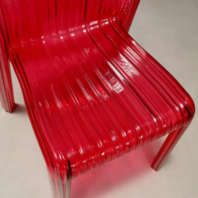 Pamono Frilly Chairs attributed to Patricia Urquiola for Castelli / Anonima Castelli, Set of 4> Side Chairs & Dining Chairs