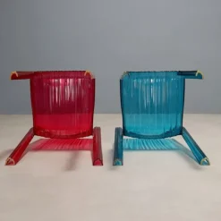 Pamono Frilly Chairs attributed to Patricia Urquiola for Castelli / Anonima Castelli, Set of 4><noscript><img width=