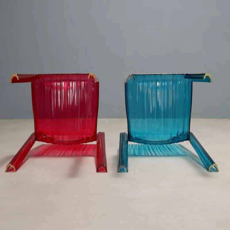 Pamono Frilly Chairs attributed to Patricia Urquiola for Castelli / Anonima Castelli, Set of 4> Side Chairs & Dining Chairs
