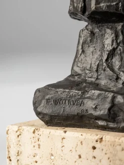 Pamono Fritz Wotruba, Kopf, Bronze Sculpture, 1958><noscript><img width=