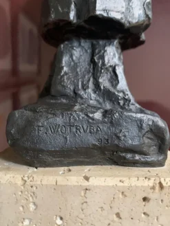 Pamono Fritz Wotruba, Kopf, Bronze Sculpture, 1958><noscript><img width=