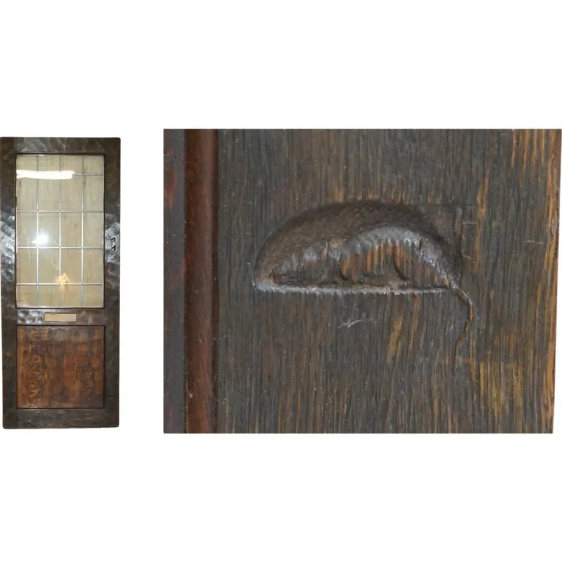 Clearance Pamono Front or Back Door from Robert Mouseman Thompson, 1920s