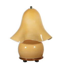 Pamono Frou Frou Table Lamp in Amber Murano Glass by Bottega Veneziana> Table Lamps