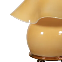 Pamono Frou Frou Table Lamp in Amber Murano Glass by Bottega Veneziana><noscript><img width=