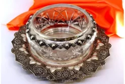 Outlet Pamono Fruit Bowl Centerpiece in Silver