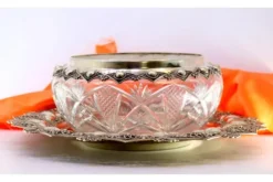 Outlet Pamono Fruit Bowl Centerpiece in Silver
