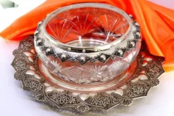 Outlet Pamono Fruit Bowl Centerpiece in Silver