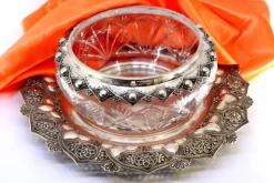 Outlet Pamono Fruit Bowl Centerpiece in Silver