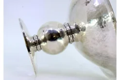 Best Pamono Fruit Bowl Centerpiece in Hammered Silver