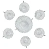 Pamono Fruit Salad Crystal Service, 1960s, Set of 7> Serving Dishes