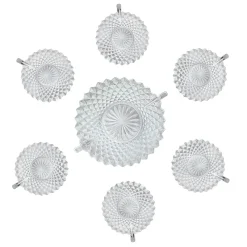 Pamono Fruit Salad Crystal Service, 1960s, Set of 7> Serving Dishes