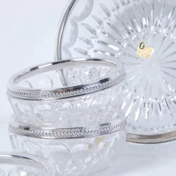 Outlet Pamono Fruit Salad Service Lead Crystal Service, 1960s, Set of 7