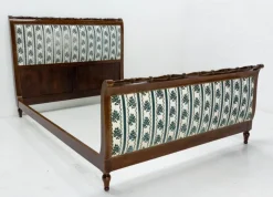 Pamono Full Size French Empire Style Carved Iroko Bed, 1960> Beds & Bedroom Sets