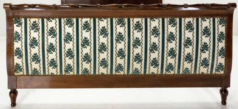 Pamono Full Size French Empire Style Carved Iroko Bed, 1960> Beds & Bedroom Sets