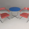 Pamono Functionalist Avant-Garde Seating Set by Jindřich Halabala for Up Závody, 1930s, Set of 3> Garden Seating
