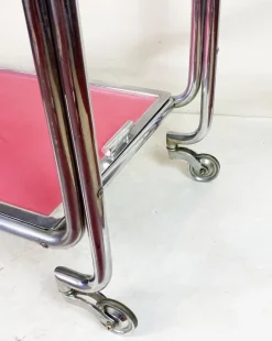 Pamono Functionalist Bauhaus Chrome-Plated Serving Table, 1930s