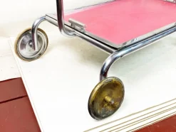 Pamono Functionalist Bauhaus Chrome-Plated Serving Table, 1930s