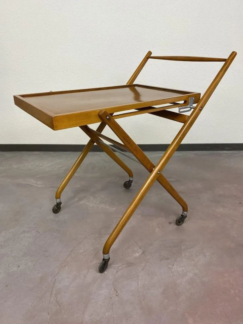 Clearance Pamono Functionalist Folding Trolley from Thonet, 1930s
