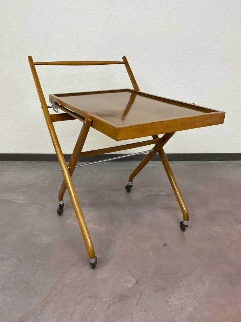 Clearance Pamono Functionalist Folding Trolley from Thonet, 1930s