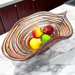 Pamono Fusion Sea Designer Fruit Bowl in Handcrafted Murano Glass from YourMurano><noscript><img width=