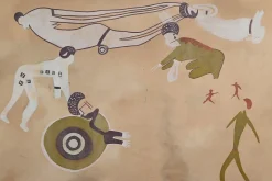 Pamono G. Le Poitevin, Tassili Rock, 1960s, Mixed Media><noscript><img width=