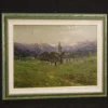 Pamono G. Mariani, Landscape, 19th Century, Oil on Masonite, Framed> Impressionist