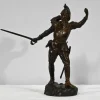 Clearance Pamono G. Omerth, Le Dragon, Early 20th Century, Bronze