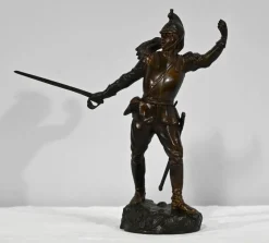 Clearance Pamono G. Omerth, Le Dragon, Early 20th Century, Bronze