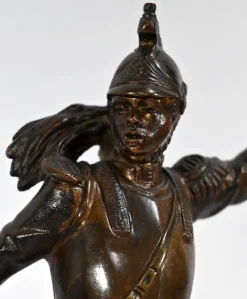 Clearance Pamono G. Omerth, Le Dragon, Early 20th Century, Bronze