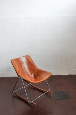 Pamono G1 Rocking Chair by Pierre Guariche><noscript><img width=