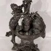 Pamono G. Van De Voorde, La Fontaine, 1900, Pewter> Art Nouveau