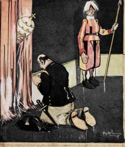 Pamono Gabriele Galantara, The Confession, Mixed Media Drawing, 1900s> Work On Paper