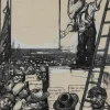 Pamono Gabriele Galantara, Vote for the Donkey, Mixed Media Drawing, 1919> Art Nouveau|Work On Paper