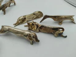Pamono Gallia Knife Holder Set by Luc Lanel for Christofle, 1930s><noscript><img width=