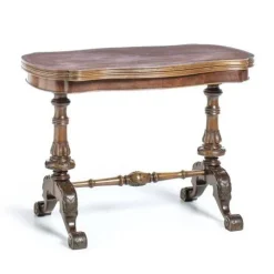 Pamono Game Table in Mahogany