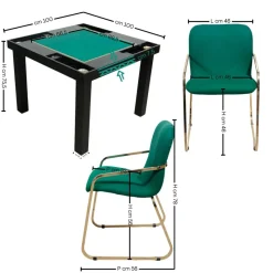 Pamono Game Table Set, 1970s, Set of 5><noscript><img width=