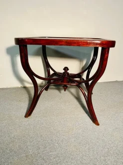 Online Pamono Game Table with Carved Base by Michael Thonet for Thonet, Pre-1890s